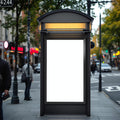 Street Advertising Frame Mockup | Blank Template #057 | Blank Frame Mockup JPG | Commercial Licence | bulkmockup Download | MockupBulk
