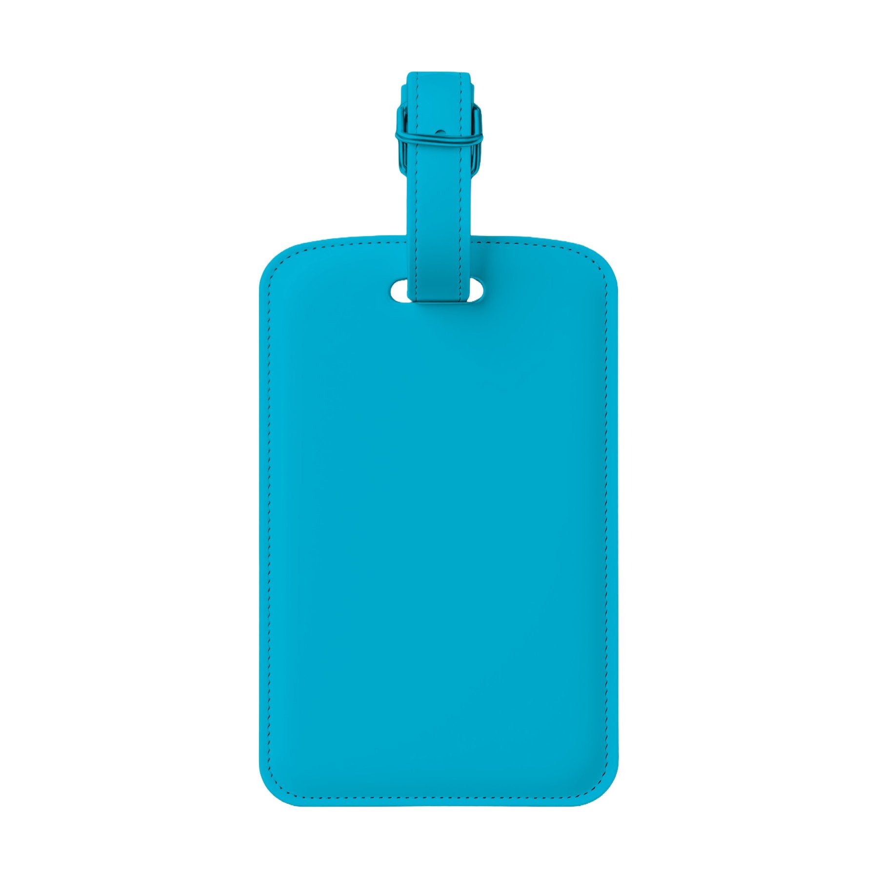 LuggageTag Mockup | Aqua Back View | POD Print Mockup | Instant JPG Download | Commercial Licence Included | MockupBulk