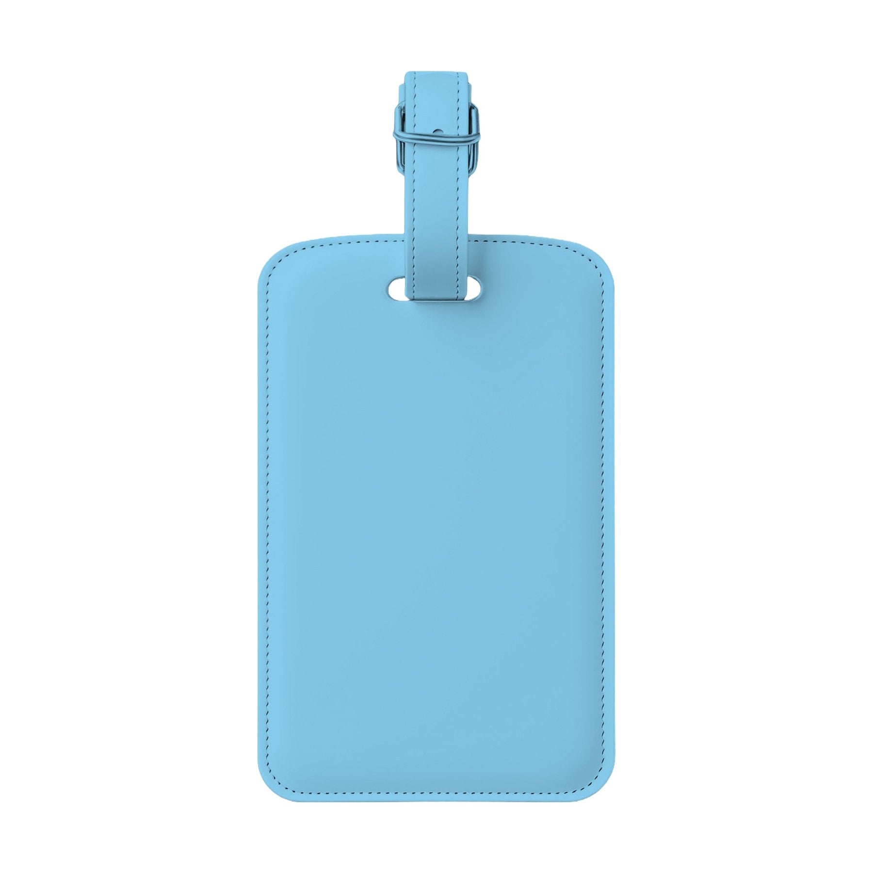 Baby Blue Back View LuggageTag Mockup | Product Mockup JPG | Instant Download | Commercial Use for POD Sellers | MockupBulk