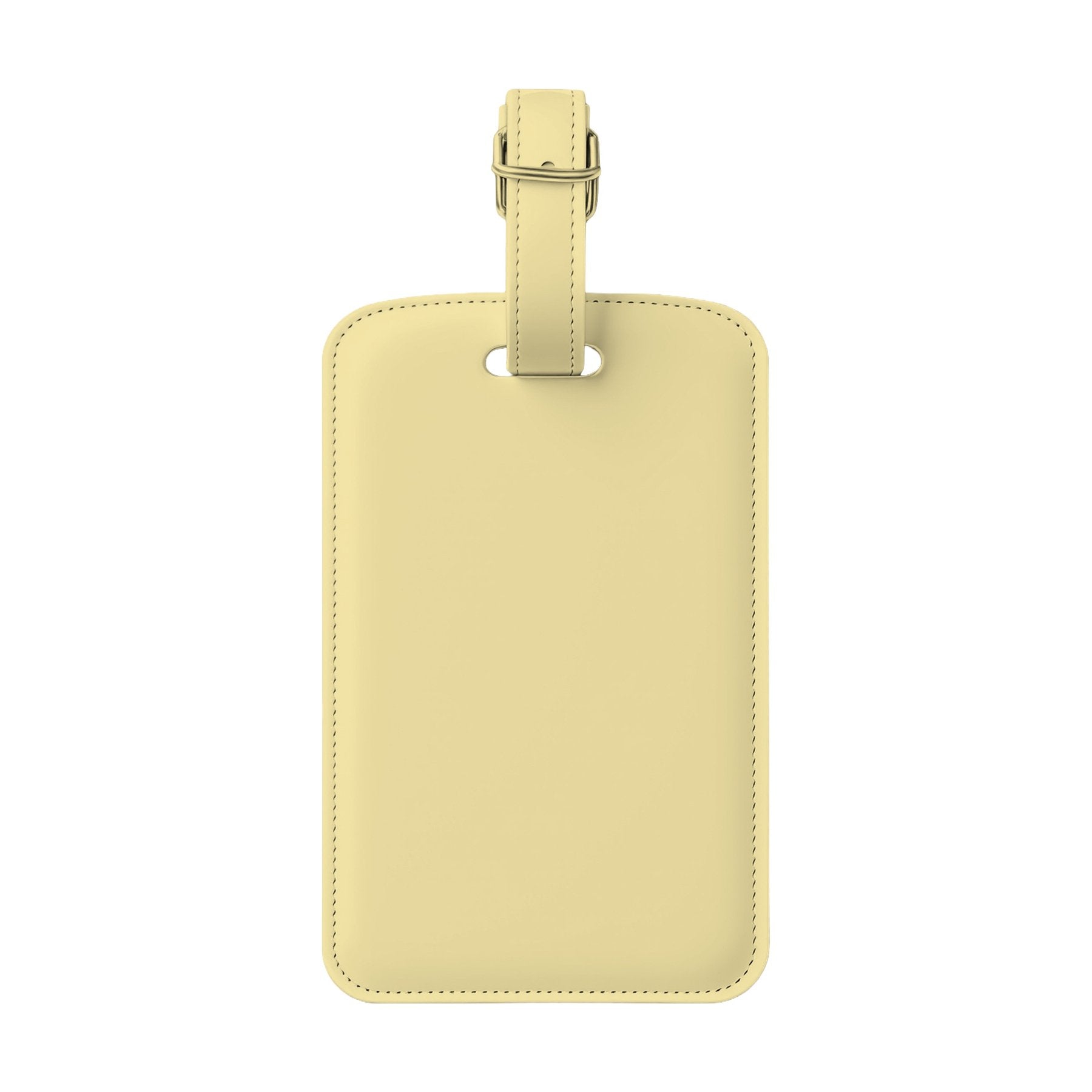 LuggageTag Mockup — Banana Cream Back View — POD Print Mockup | Instant JPG Download | Commercial Licence Included | MockupBulk