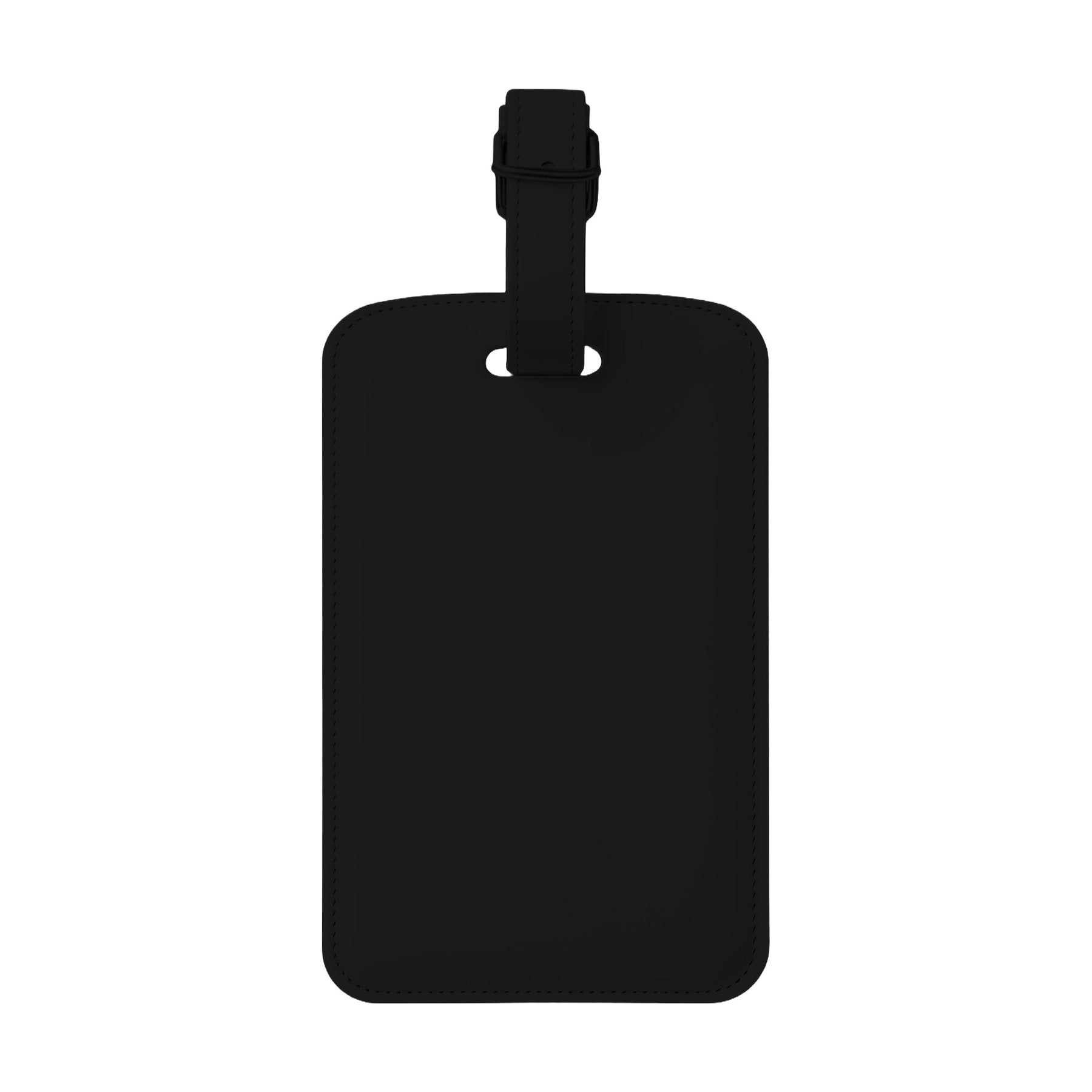 Black Back View LuggageTag Mockup | Instant Download JPG Mockup | POD Etsy Redbubble Printful | Commercial Use | MockupBulk