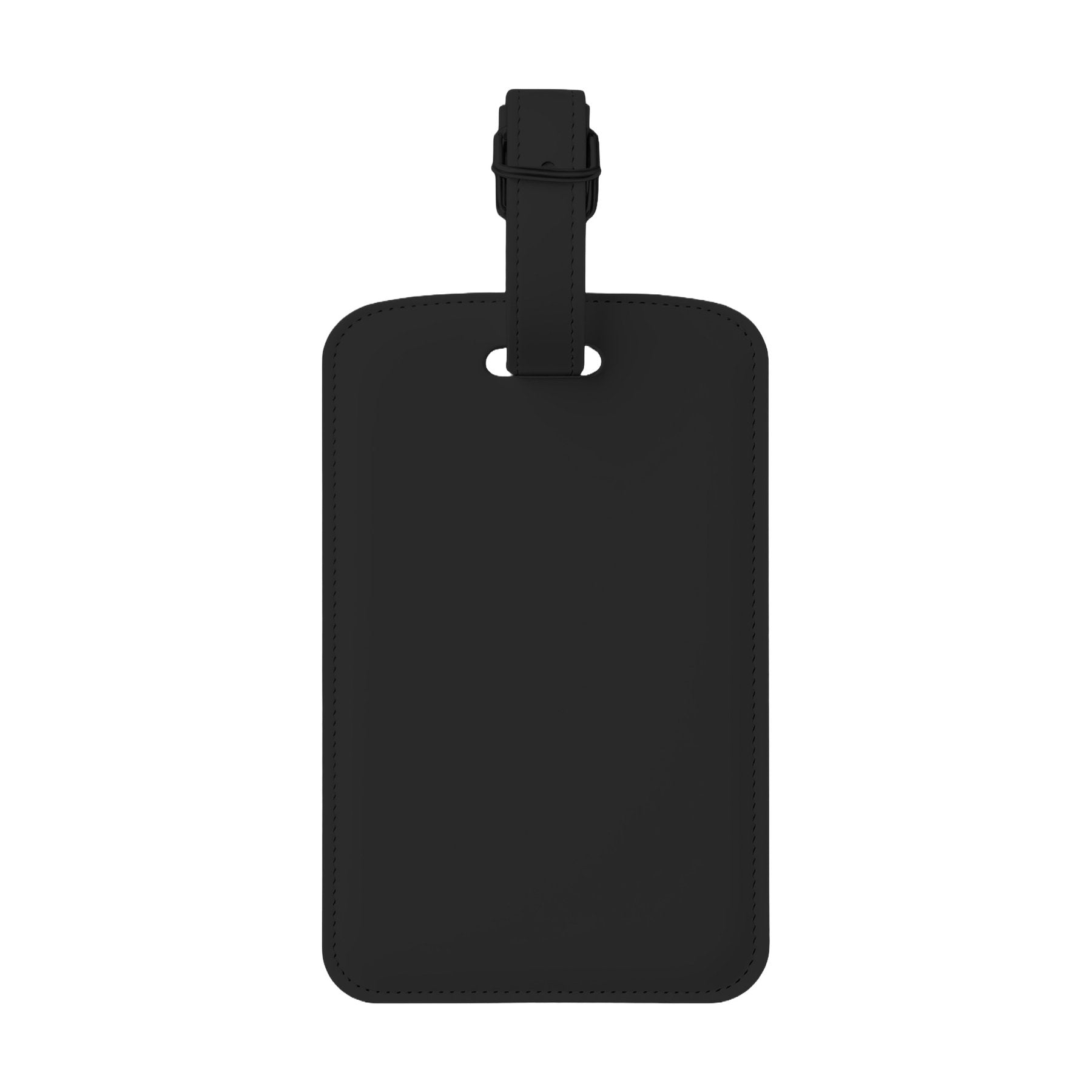 Black Heather Back View LuggageTag Mockup | High Resolution JPG | POD Mockup Template | Commercial Use Download | MockupBulk