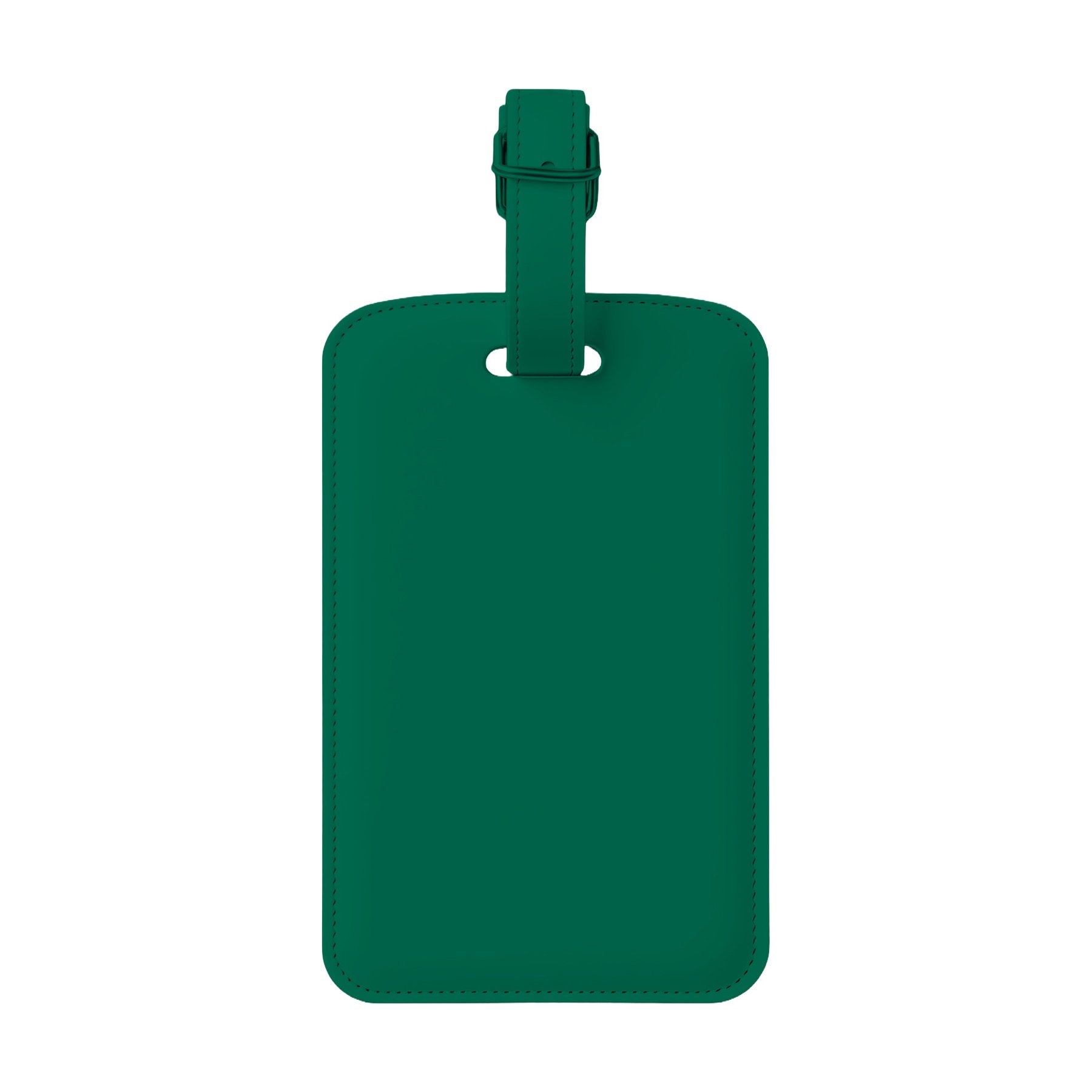 Bottle Green Back View LuggageTag Mockup | Instant Download JPG Mockup | POD Etsy Redbubble Printful | Commercial Use | MockupBulk