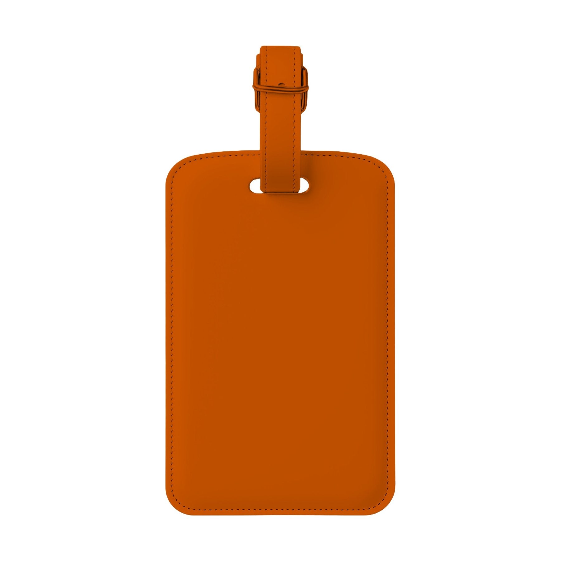 LuggageTag Mockup — Burnt Orange Back View — JPG Digital Download | Etsy Shopify Mockup | Commercial Licence Included | MockupBulk
