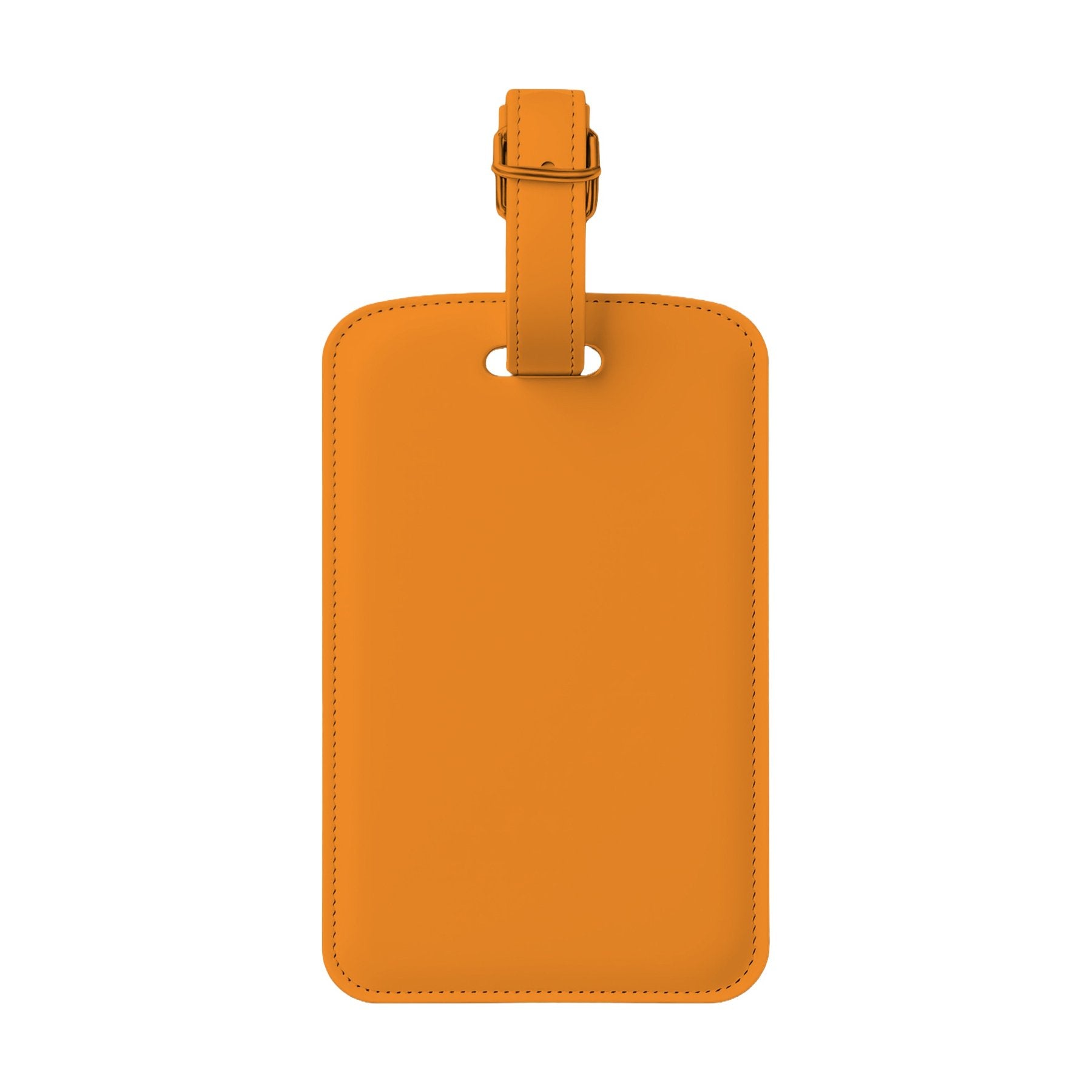 LuggageTag Mockup — Classic Orange Back View — Shopify Etsy Mockup Template | High-Res JPG | Commercial Use Download | MockupBulk