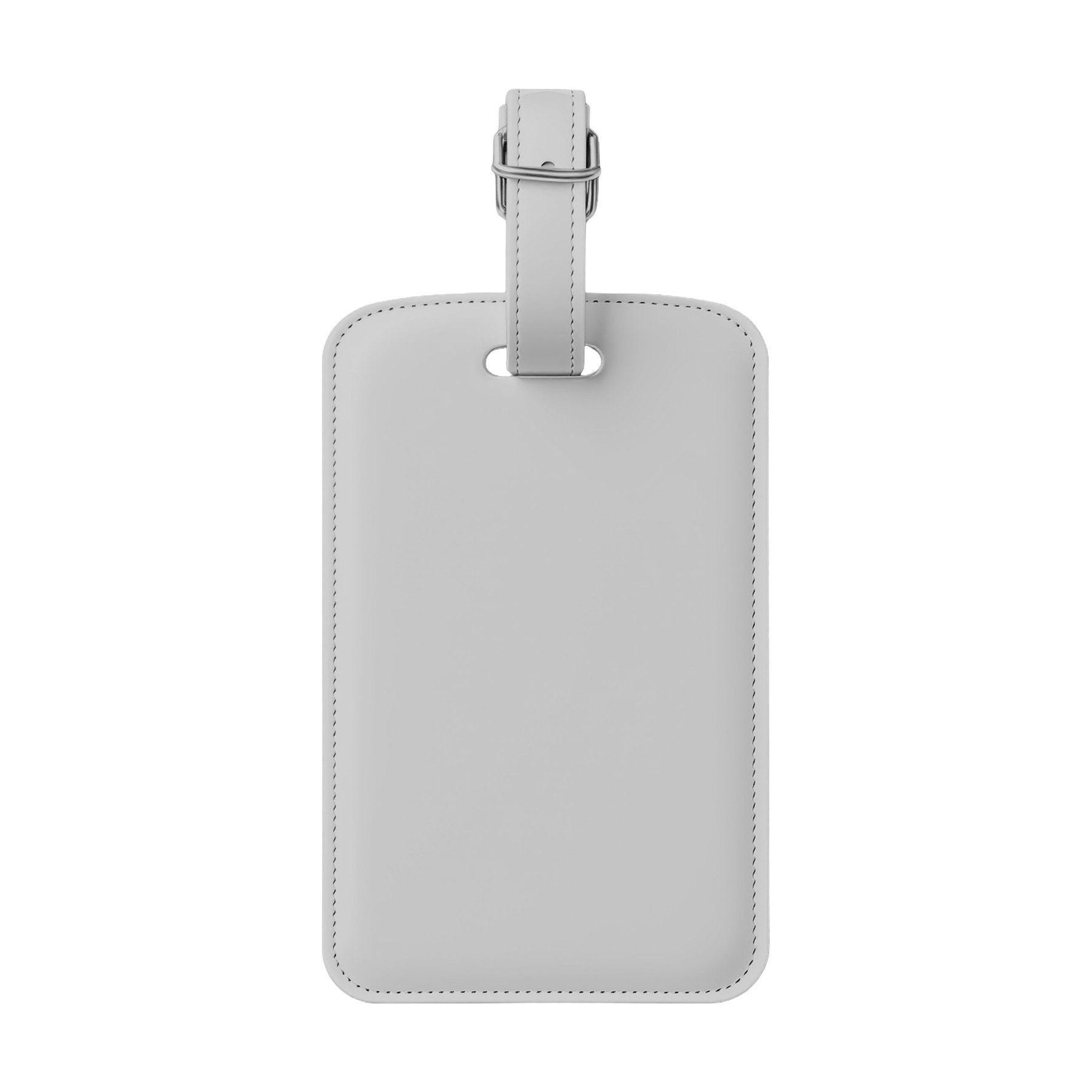 LuggageTag Mockup — Light Gray Back View — Digital Download Mockup | High-Resolution JPG | Commercial Use Included | MockupBulk