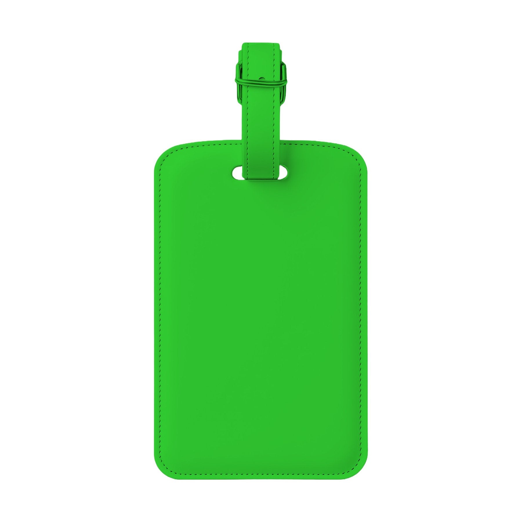 LuggageTag Mockup | Lime Back View | Print on Demand Mockup | High-Res JPG Download | Commercial Use Included | MockupBulk