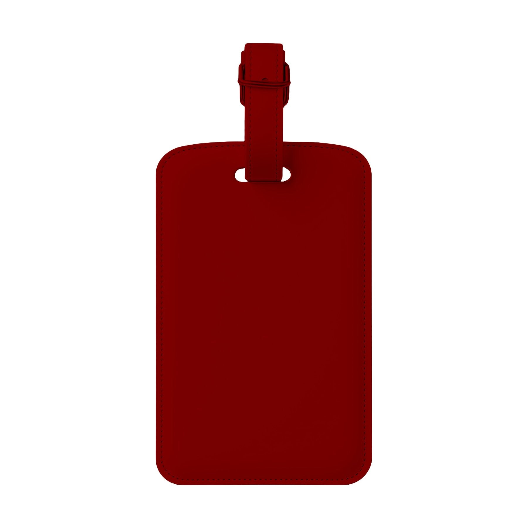 Maroon Back View LuggageTag Mockup | Instant Download JPG Mockup | POD Etsy Redbubble Printful | Commercial Use | MockupBulk