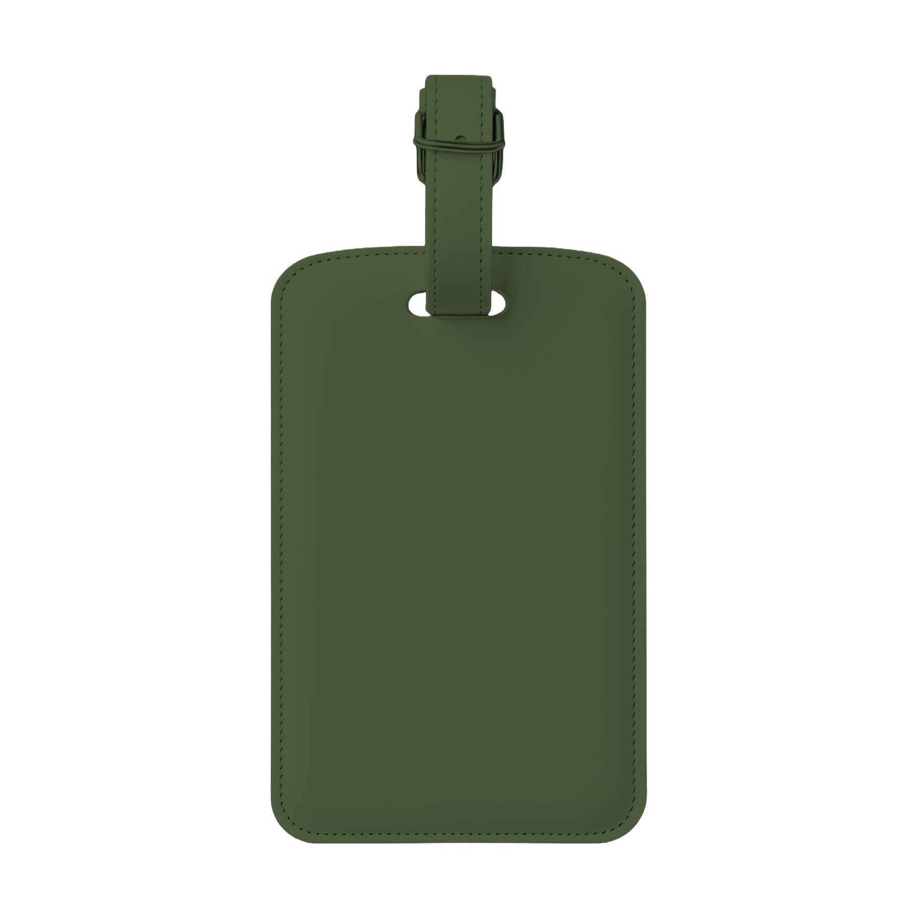 LuggageTag Mockup, Military Green Back View | Shopify Etsy Mockup Template | High-Res JPG | Commercial Use Download | MockupBulk
