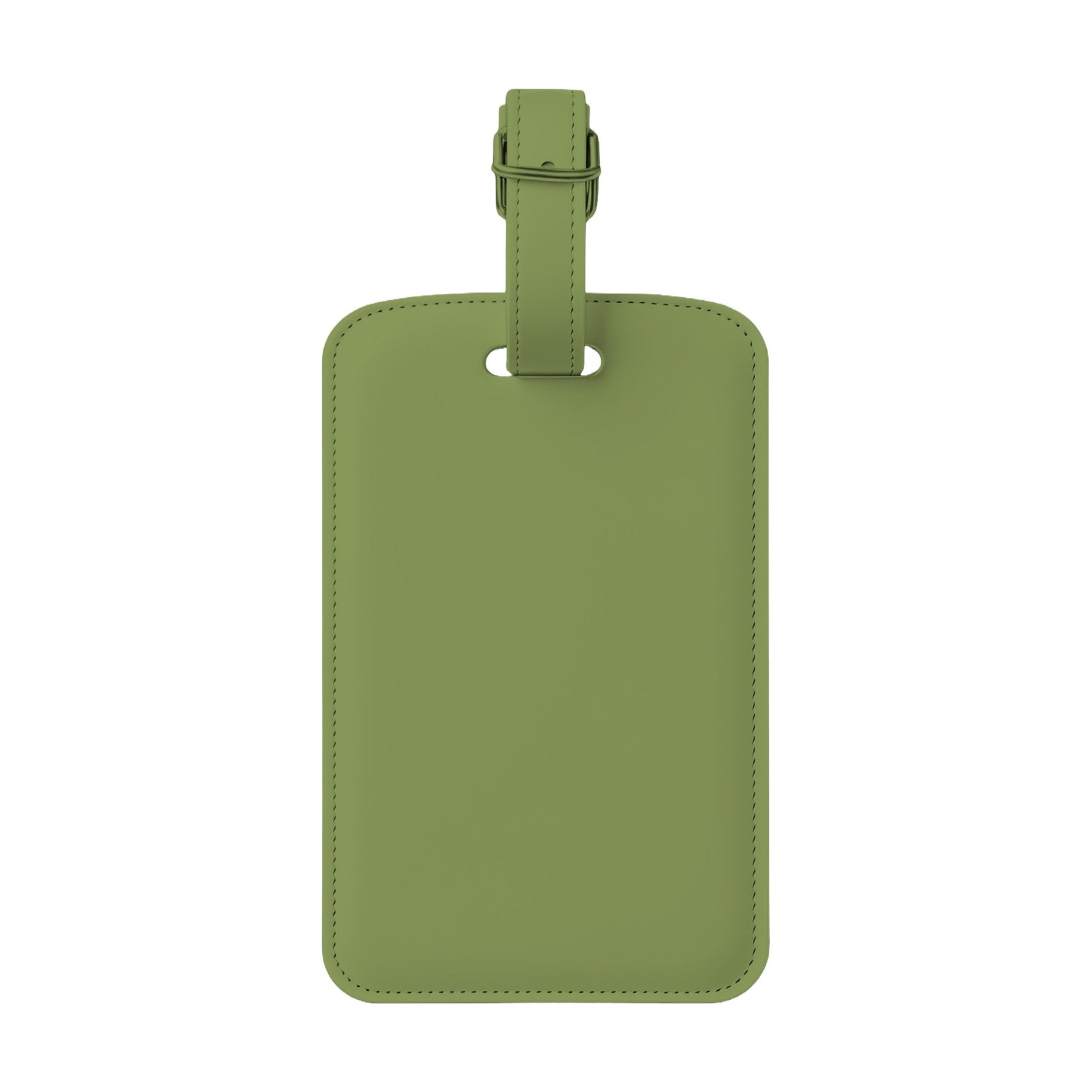 LuggageTag Mockup — Moss Back View — JPG Mockup Download | For POD Sellers Designers Etsy Shops | Commercial Use | MockupBulk