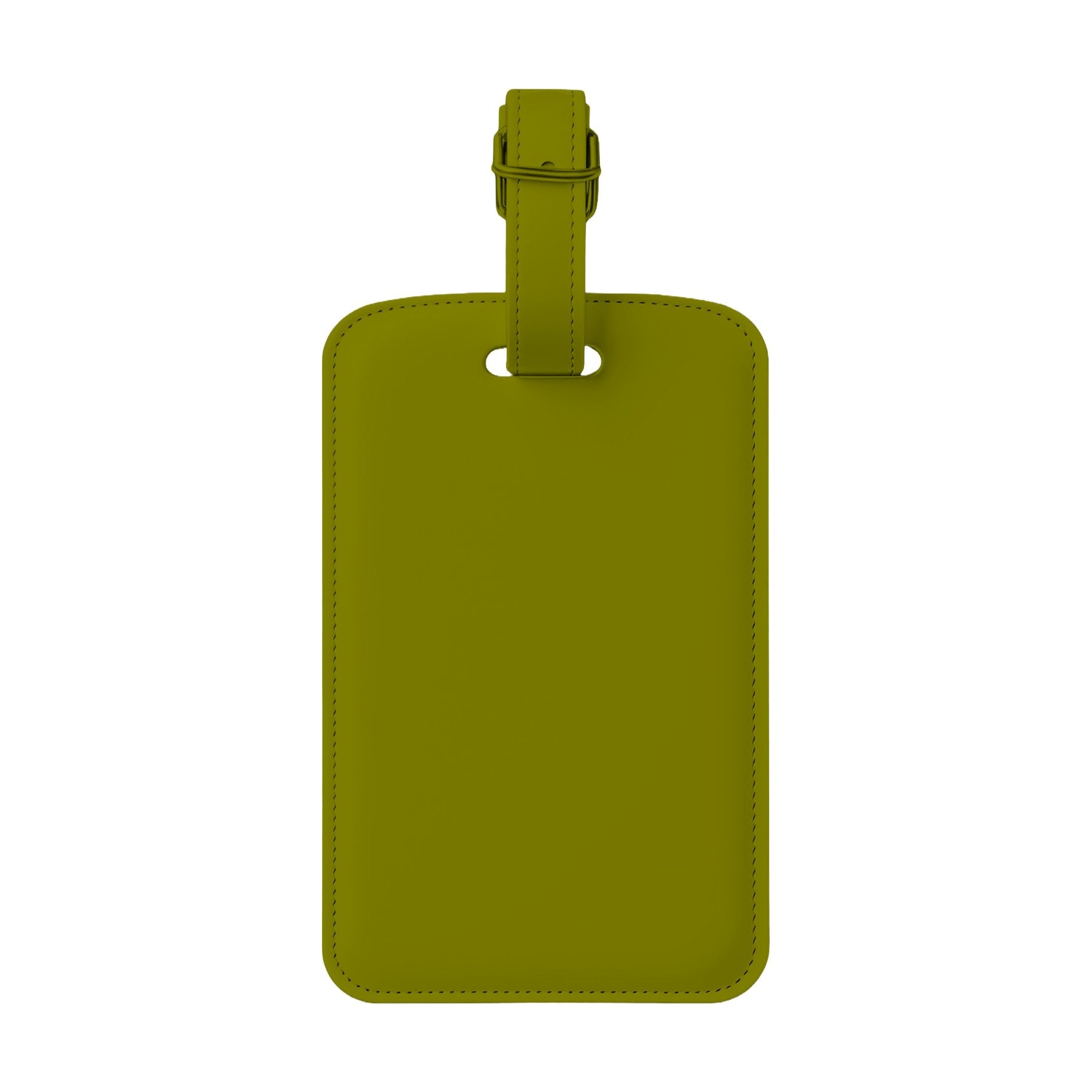 Olive Back View LuggageTag Mockup | Digital Download Mockup | High-Resolution JPG | Commercial Use Included | MockupBulk