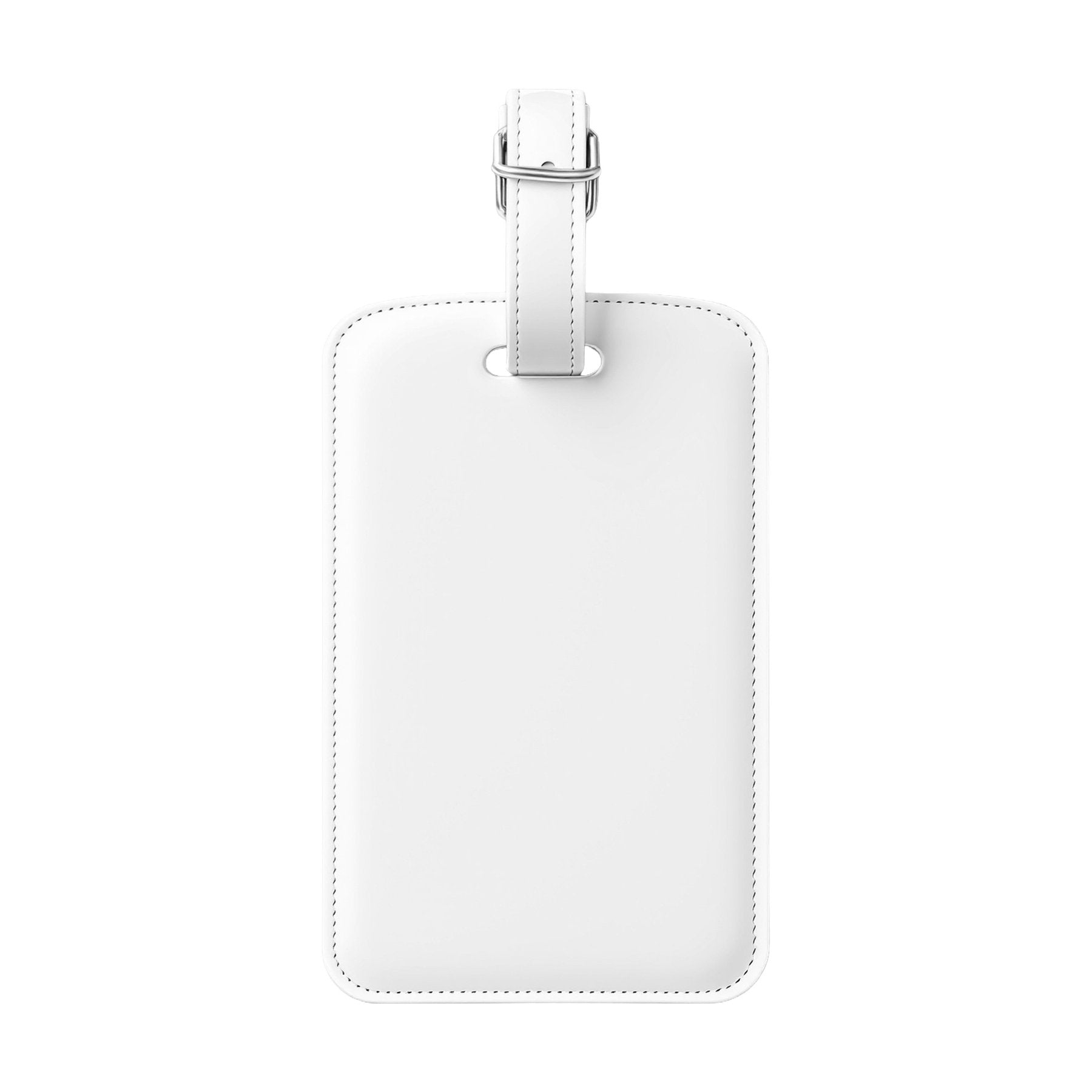 LuggageTag Mockup | White Back View | Digital Download Mockup | High-Resolution JPG | Commercial Use Included | MockupBulk
