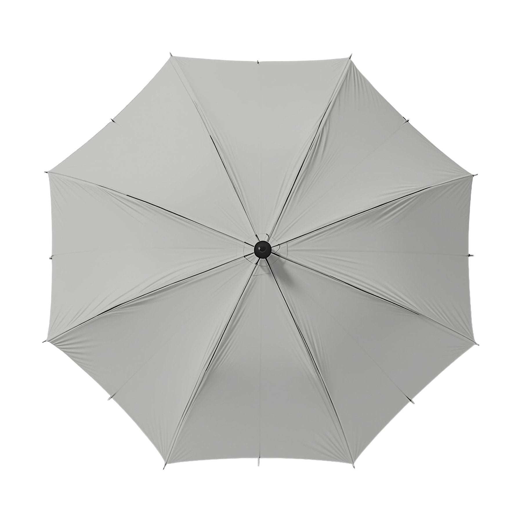 Umbrella Mockup — Ash Grey Angle45 View — Instant Download JPG Mockup | POD Etsy Redbubble Printful | Commercial Use | MockupBulk
