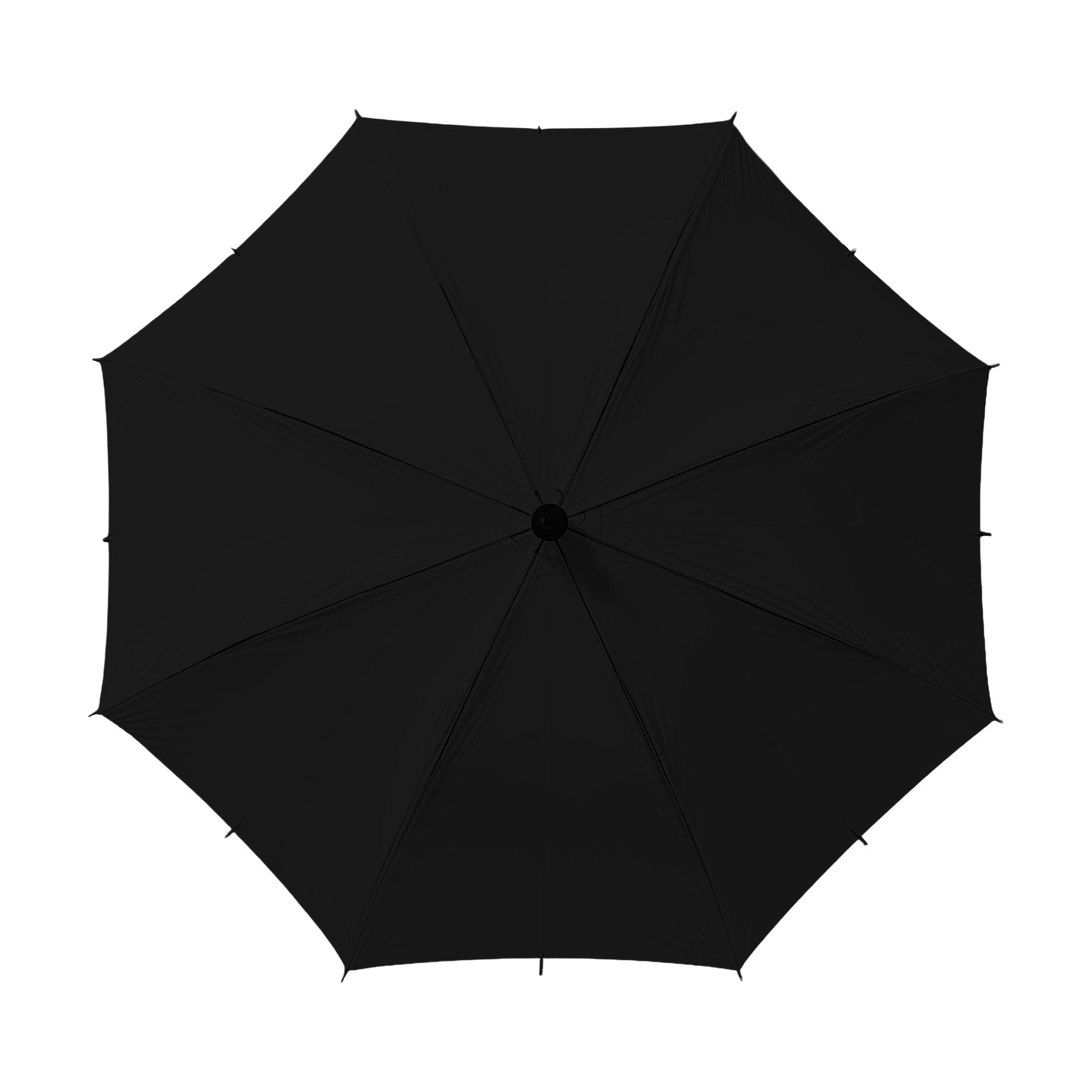 Umbrella Mockup — Black Angle45 View — POD Print Mockup | Instant JPG Download | Commercial Licence Included | MockupBulk