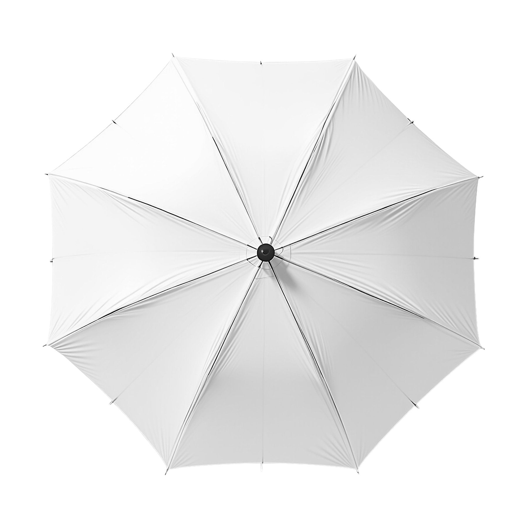 Umbrella Mockup | White Angle45 View | High Resolution JPG | POD Mockup Template | Commercial Use Download | MockupBulk