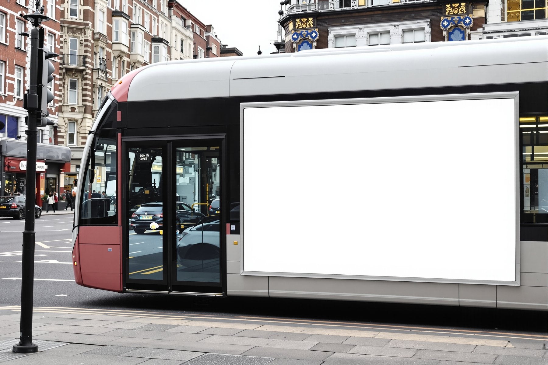 Street Advertising Frame Mockup | Blank Template #065 | Blank Frame Template | High-Res JPG Instant Download | Commercial Use | bulkmockup | MockupBulk