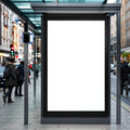 Street Advertising Frame Mockup | Blank Template #068 | Blank Frame Template | High-Res JPG Instant Download | Commercial Use | bulkmockup | MockupBulk