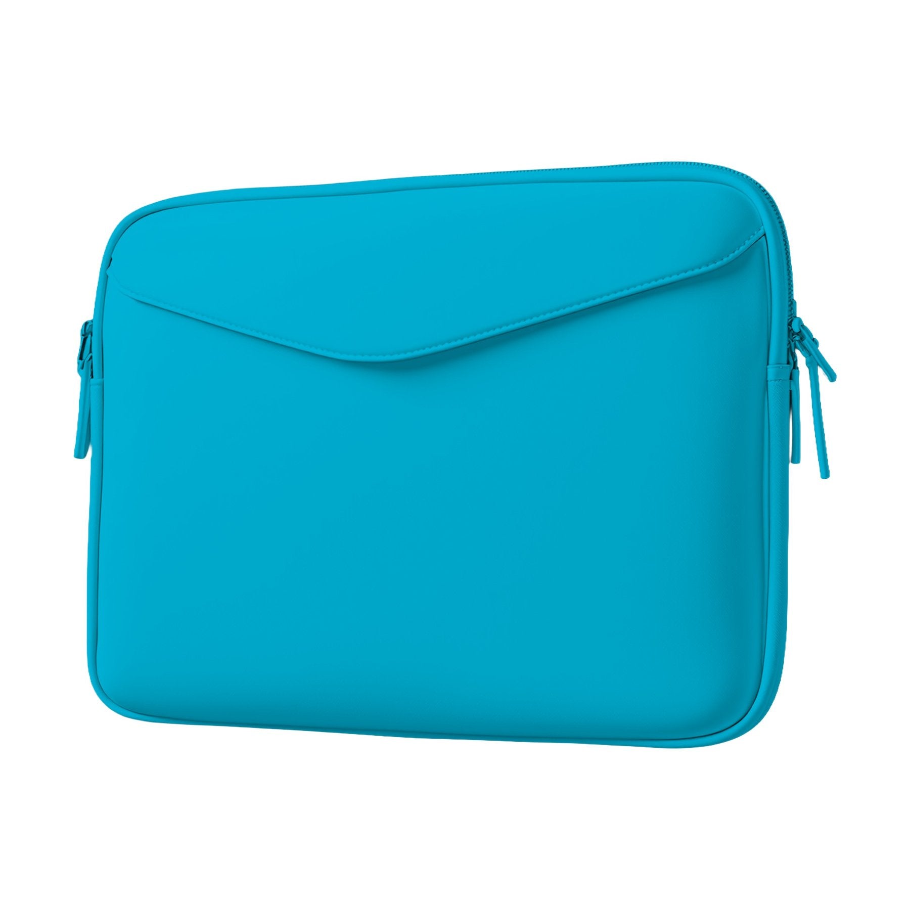 Aqua Angle45 View LaptopSleeve Mockup | Print on Demand Mockup | High-Res JPG Download | Commercial Use Included | MockupBulk