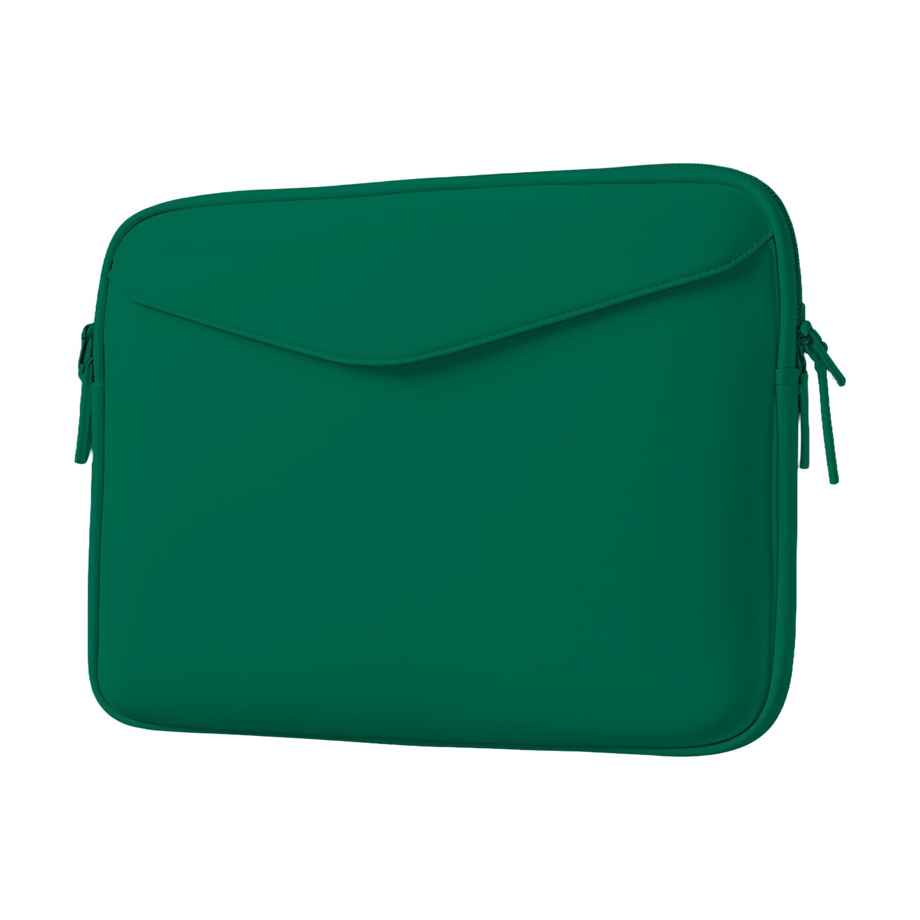 LaptopSleeve Mockup | Bottle Green Angle45 View — Digital Download Mockup | High-Resolution JPG | Commercial Use Included | MockupBulk