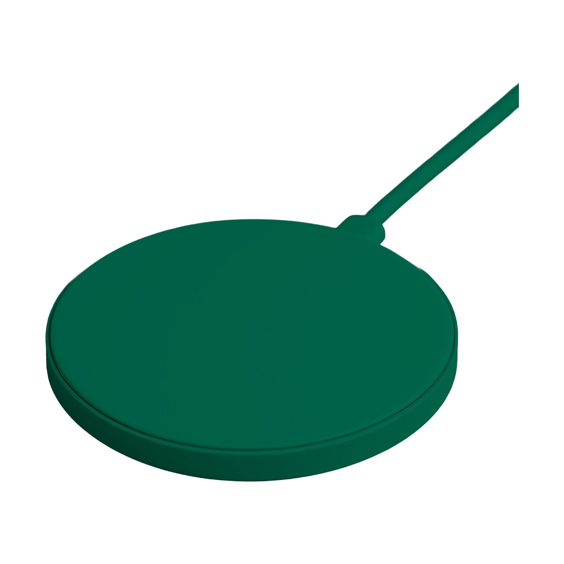 WirelessCharger Mockup | Bottle Green Angle45 View | POD Print Mockup | Instant JPG Download | Commercial Licence Included | MockupBulk