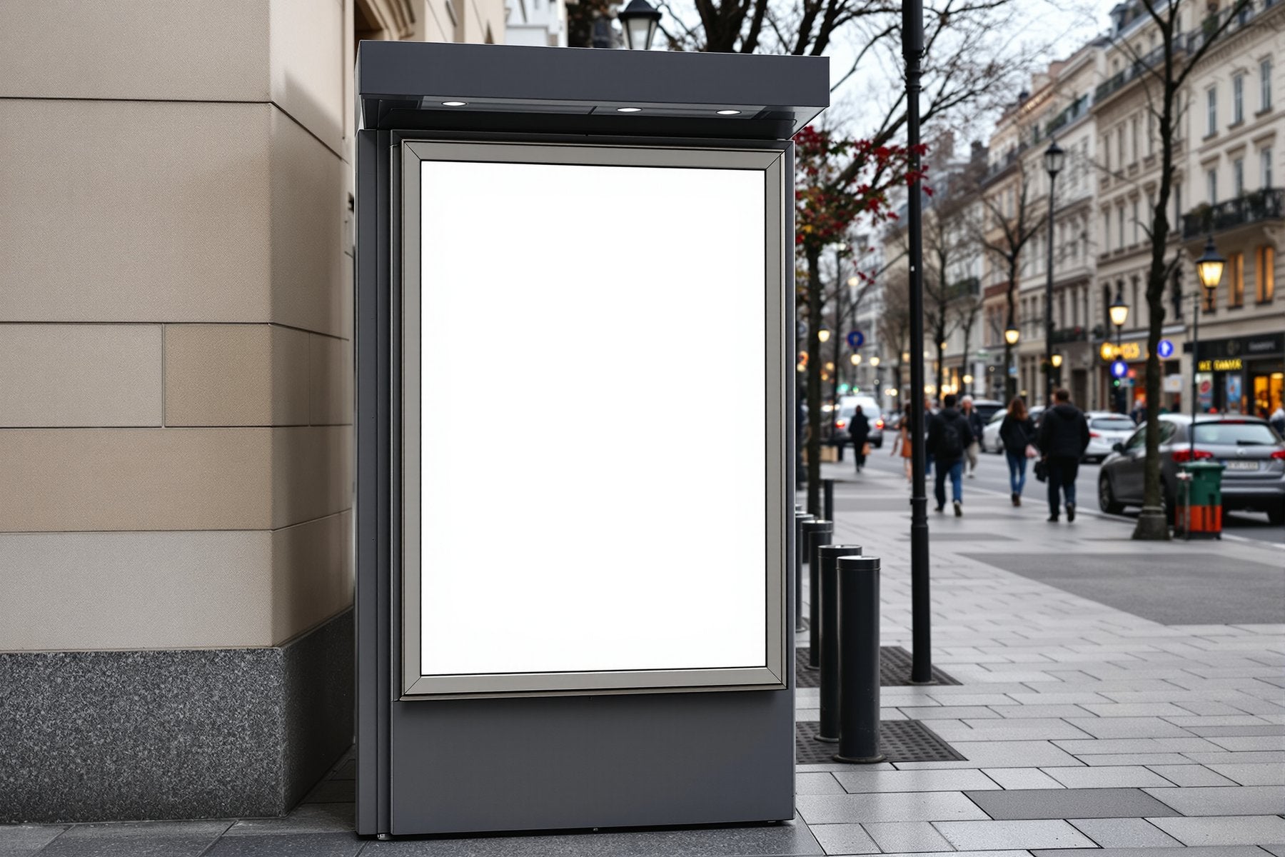 Street Advertising Frame Mockup | Blank Template #074 | Digital Frame Mockup | bulkmockup JPG Download | For POD Etsy Shopify | MockupBulk