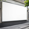 Street Advertising Frame Mockup — Blank Template #076 — Blank Frame Template | High-Res JPG Instant Download | Commercial Use | bulkmockup | MockupBulk