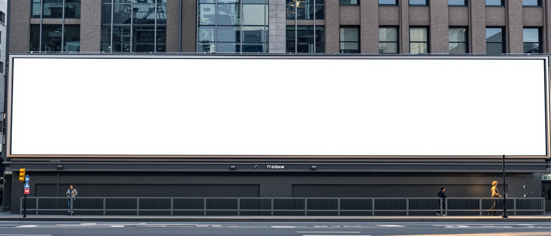Street Advertising Frame Mockup | Blank Template #077 — Blank Frame Template for Etsy | bulkmockup JPG Download | Commercial Use | MockupBulk
