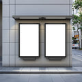 Street Advertising Frame Mockup | Blank Template #079 — bulkmockup Blank Frame Template | High-Res JPG | Commercial Licence | MockupBulk