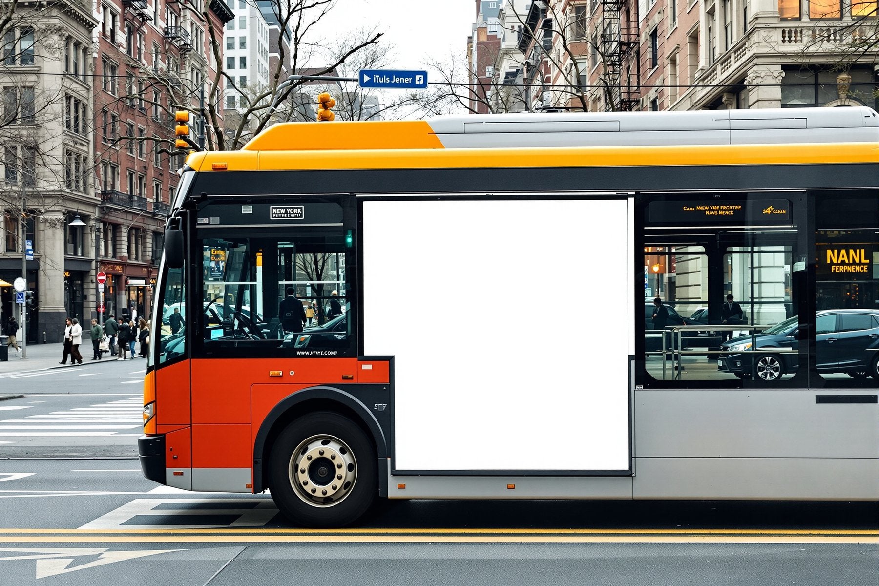 Street Advertising Frame Mockup | Blank Template #082 | Empty Frame Mockup Template | JPG Digital Download | Commercial Licence | bulkmockup Shop