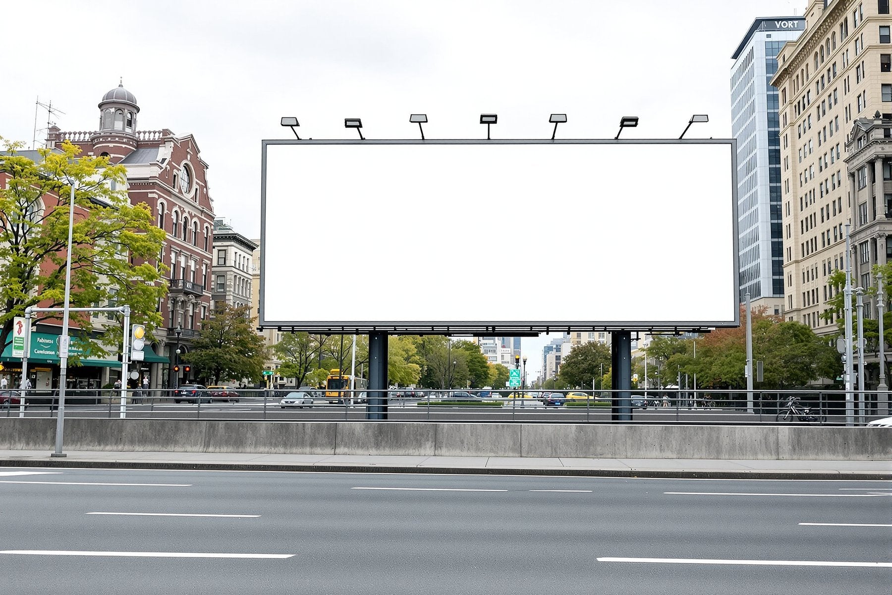Street Advertising Frame Mockup | Blank Template #083 — Frame Template JPG | Instant bulkmockup Download | Commercial Use | MockupBulk