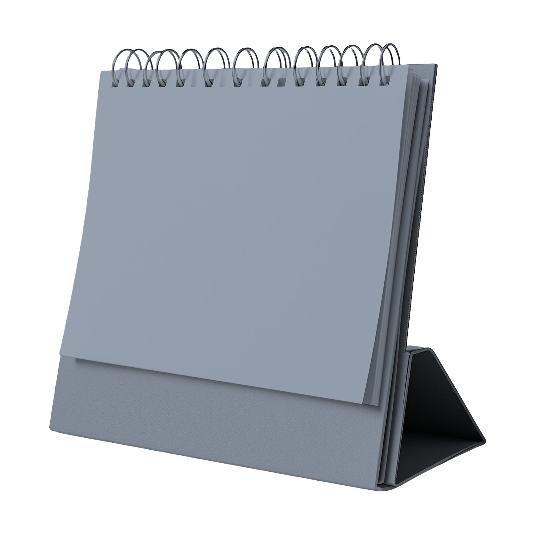 Chambray Angle45 View DeskCalendar Mockup | Instant Download JPG Mockup | POD Etsy Redbubble Printful | Commercial Use | MockupBulk