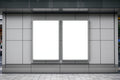 Blank Template #086 Street Advertising Frame Mockup | Empty Frame Template | bulkmockup High-Res JPG | Commercial Use Included | MockupBulk