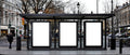 Street Advertising Frame Mockup — Blank Template #091 — Blank Frame Mockup JPG | Commercial Licence | bulkmockup Download | MockupBulk