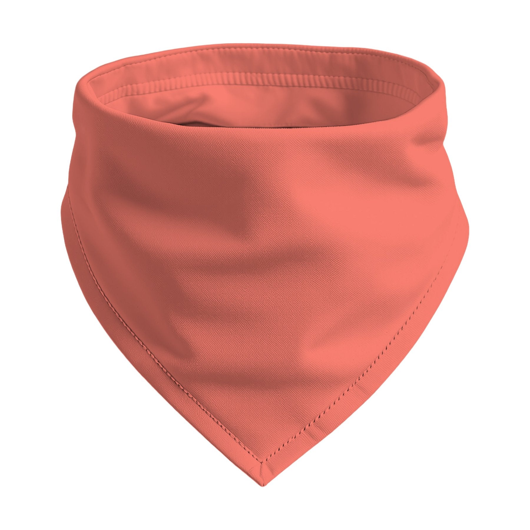 Bright Salmon Bandana Mockup | Print on Demand Mockup | High-Res JPG Download | Commercial Use Included | MockupBulk