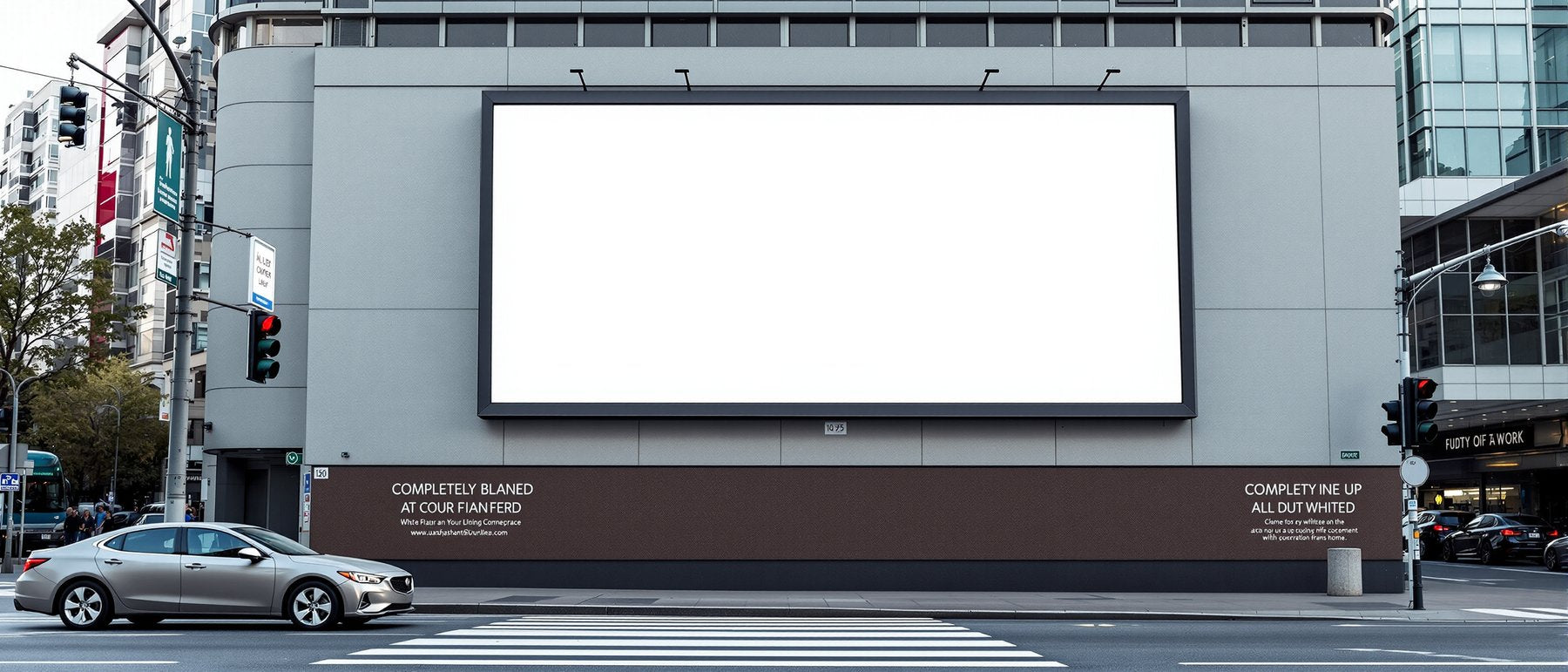 Blank Template #096 Street Advertising Frame Mockup | Print-on-Demand Frame Mockup | bulkmockup JPG | Commercial Licence | MockupBulk