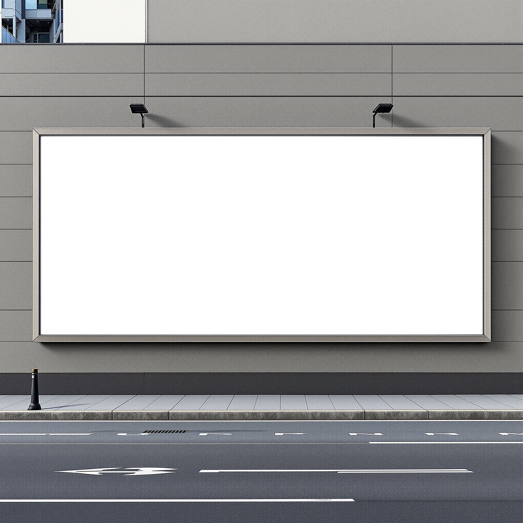 Street Advertising Frame Mockup | Blank Template #102 | Frame Template JPG | Instant bulkmockup Download | Commercial Use | MockupBulk