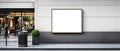 Street Advertising Frame Mockup, Blank Template #104 | High-Resolution JPG | bulkmockup Template | For Etsy POD Print Sellers | MockupBulk