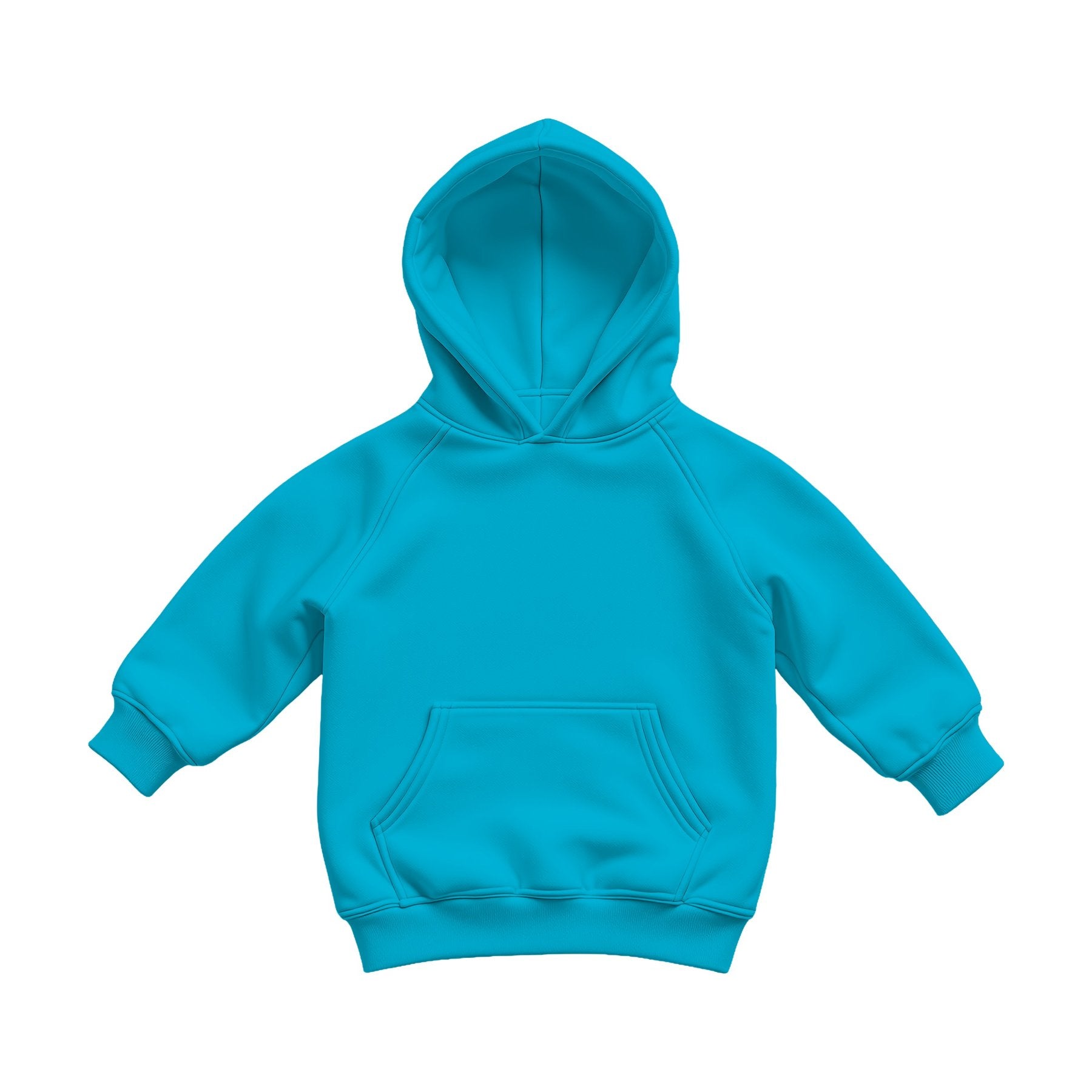 Hoodie Mockup — Aqua — Digital Download Mockup | High-Resolution JPG | Commercial Use Included | MockupBulk