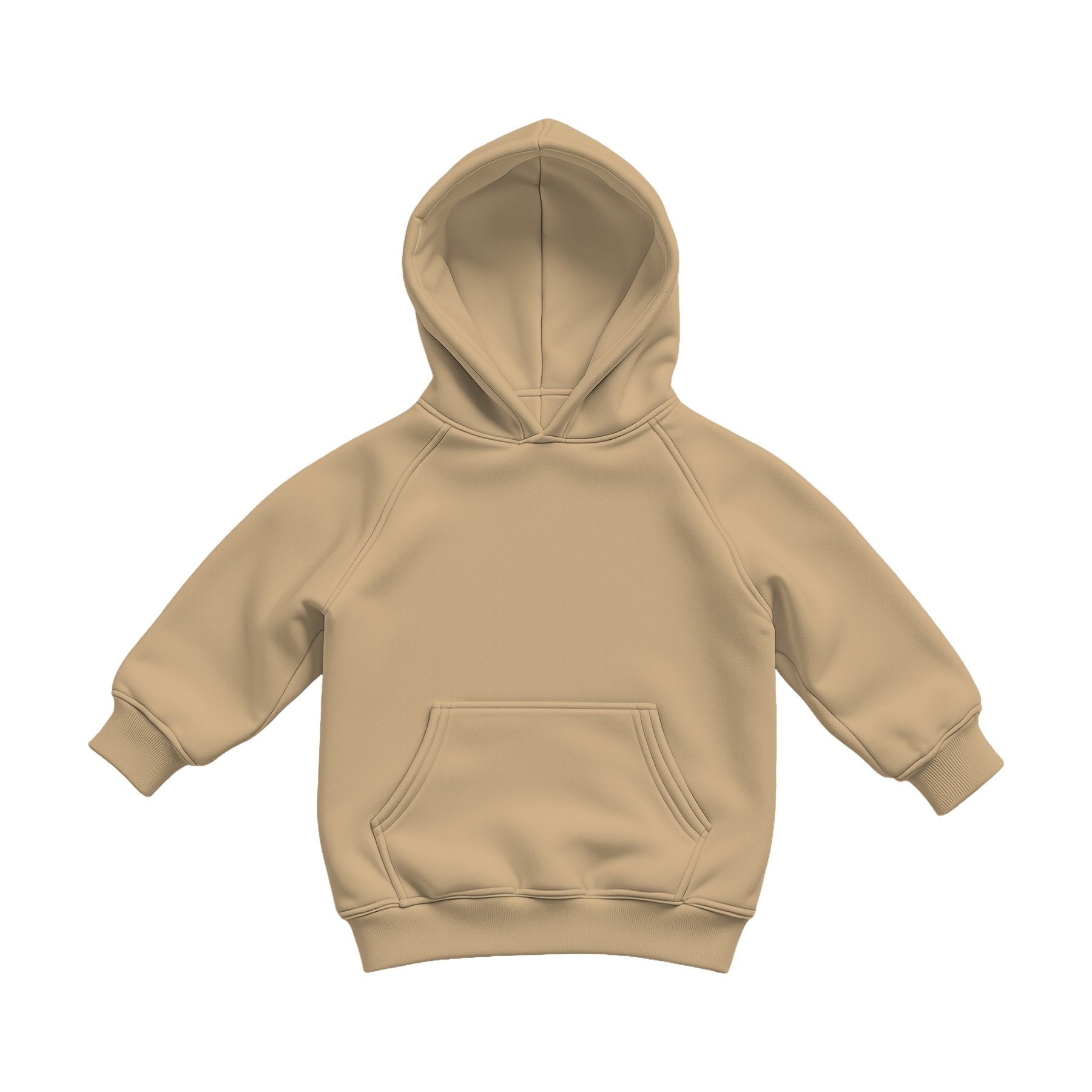Hoodie Mockup — Tan — Instant Download JPG Mockup | POD Etsy Redbubble Printful | Commercial Use | MockupBulk