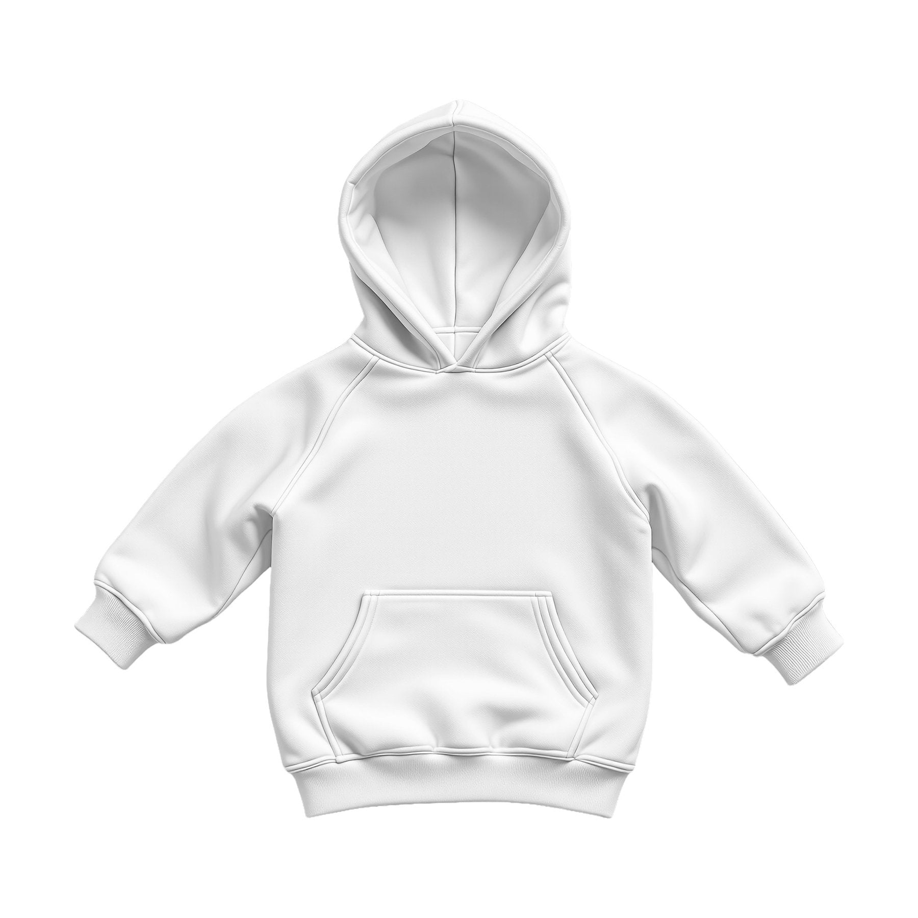 Hoodie Mockup | White — High-Res JPG Instant Download | Commercial Use | Etsy POD Shopify Template | MockupBulk