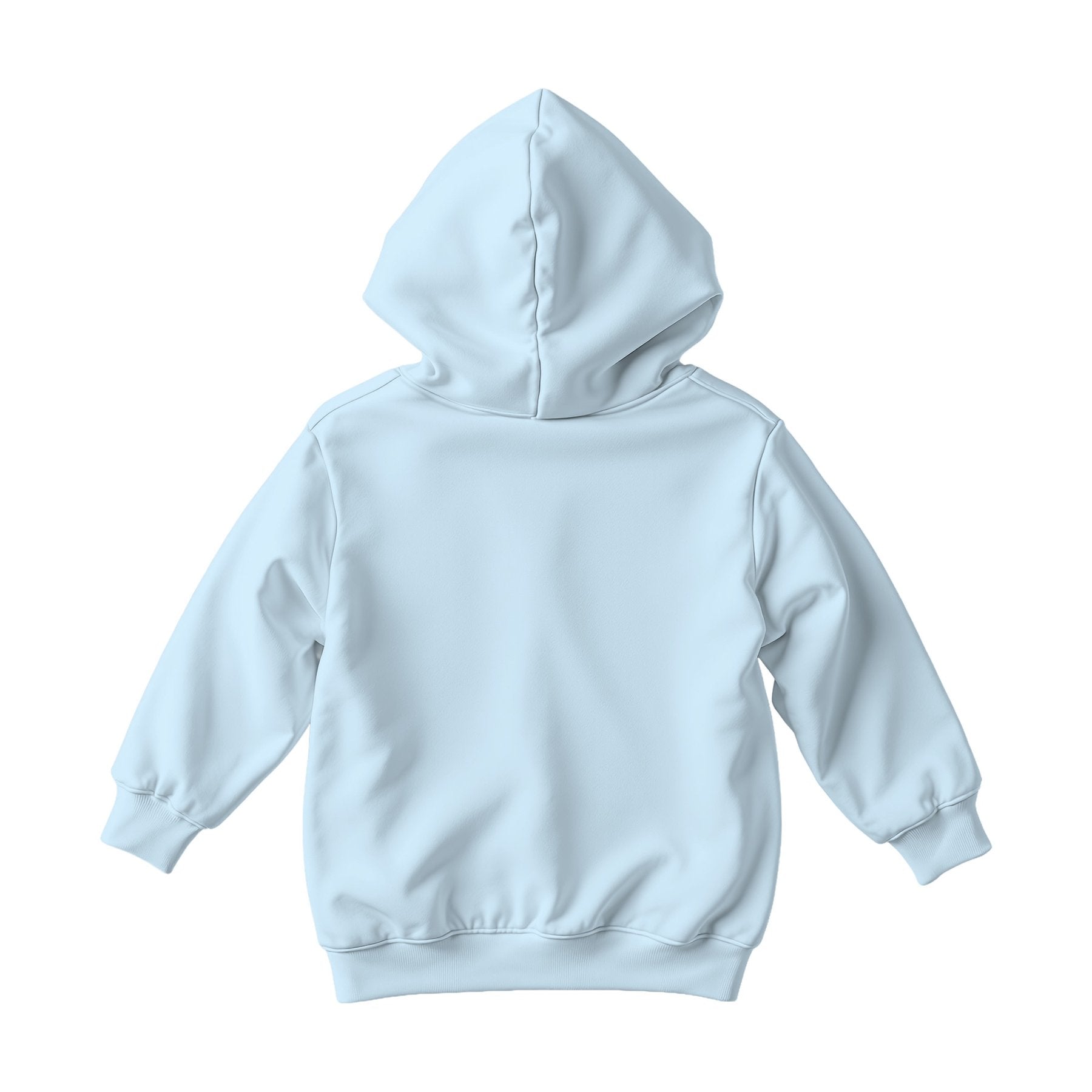 Hoodie Mockup, Ice Blue Back View | Instant JPG Download | Commercial Licence | Etsy POD Print Mockup | MockupBulk