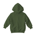 Hoodie Mockup | Military Green Back View — Print on Demand Mockup | High-Res JPG Download | Commercial Use Included | MockupBulk