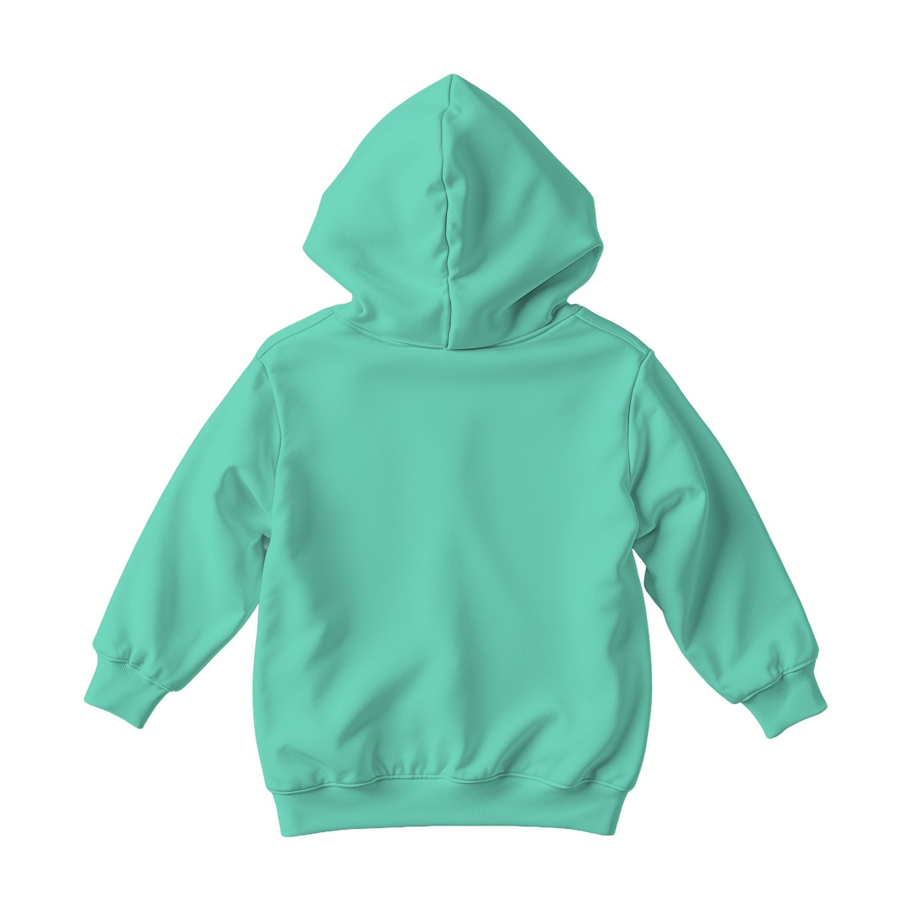 Hoodie Mockup — Seafoam Back View — High-Res JPG Template | Instant Digital Download | POD Etsy Shopify | MockupBulk
