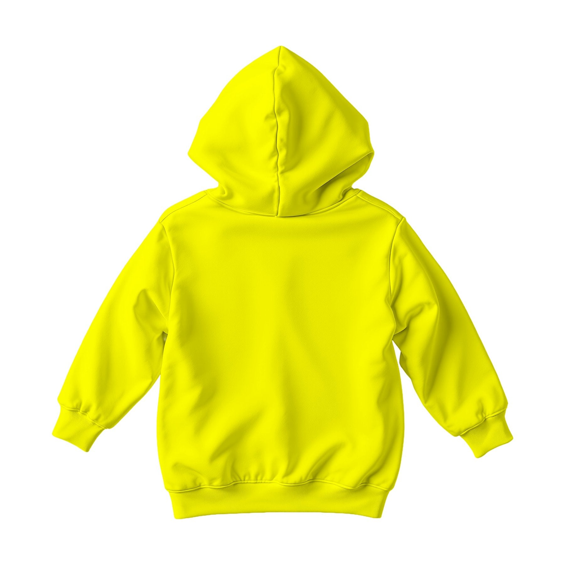 Yellow Back View Hoodie Mockup | High-Res JPG Instant Download | Commercial Use | Etsy POD Shopify Template | MockupBulk