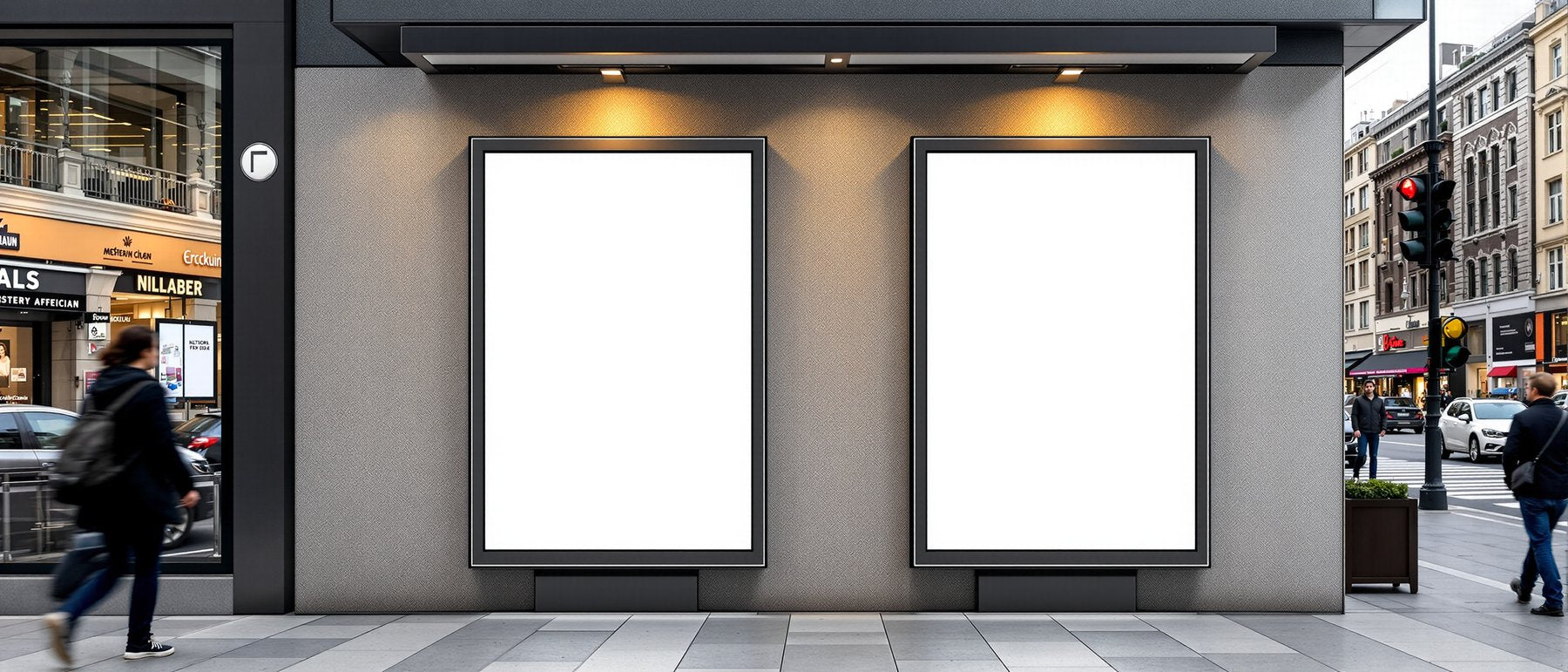 Blank Template #107 Street Advertising Frame Mockup | Empty Frame Template | bulkmockup High-Res JPG | Commercial Use Included | MockupBulk