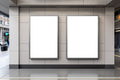 Street Advertising Frame Mockup | Blank Template #108 | Empty Frame Mockup Template | JPG Digital Download | Commercial Licence | bulkmockup Shop