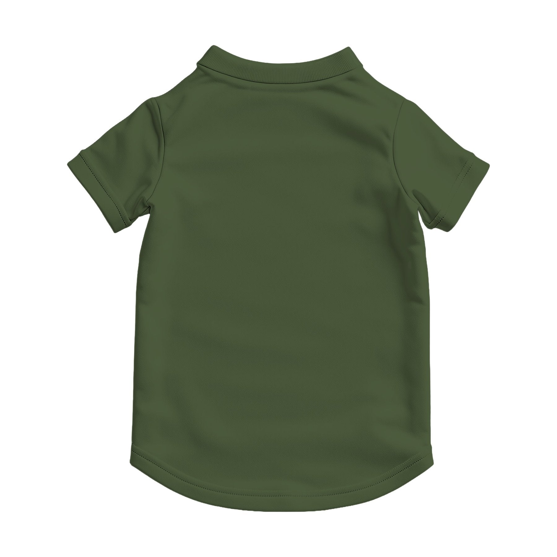 T-Shirt Mockup, Military Green Back View | JPG Mockup Download | For POD Sellers Designers Etsy Shops | Commercial Use | MockupBulk