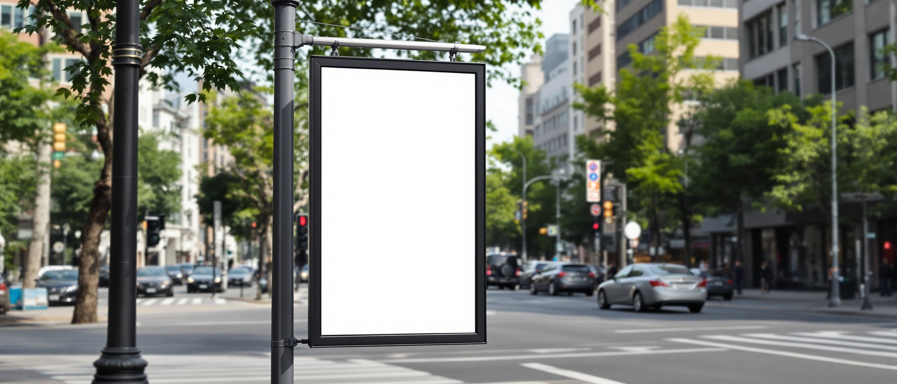 Street Advertising Frame Mockup | Blank Template #120 — Print-on-Demand Frame Mockup | bulkmockup JPG | Commercial Licence | MockupBulk