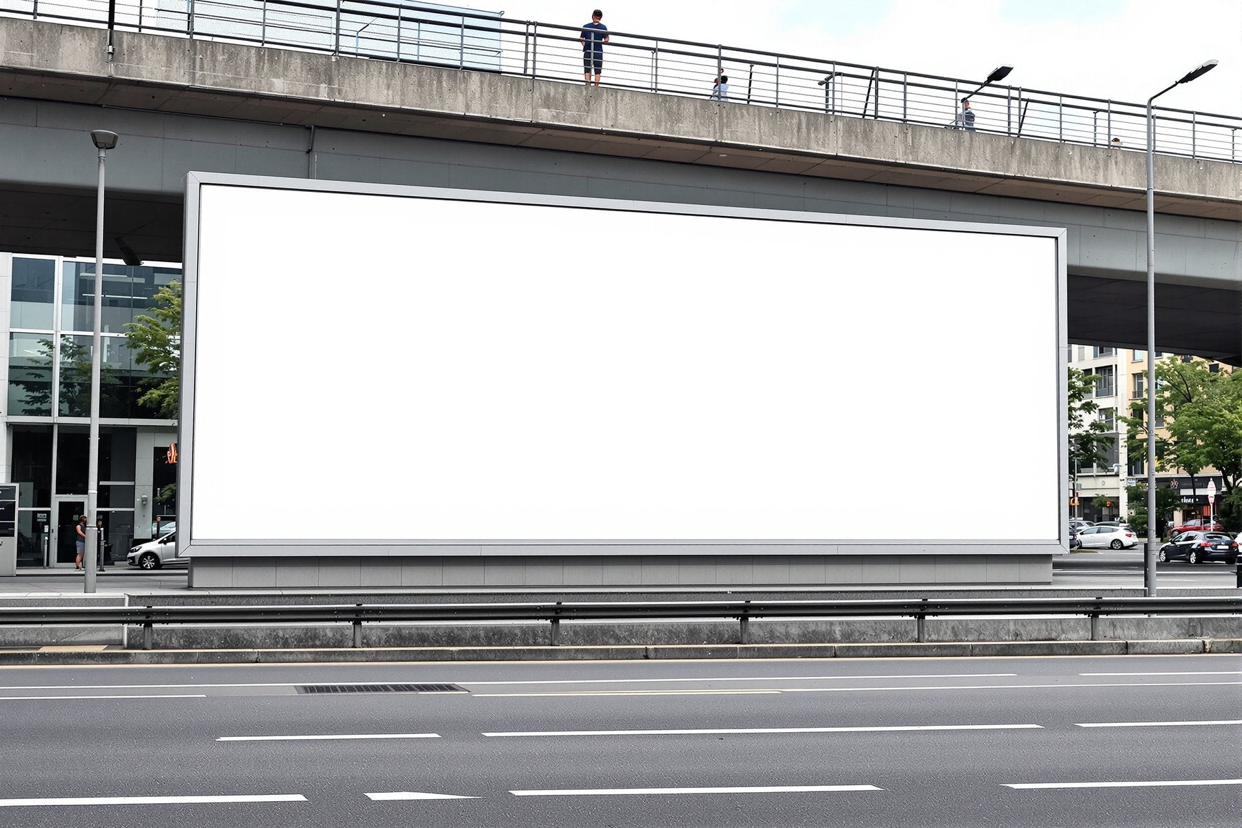 Street Advertising Frame Mockup | Blank Template #124 — Blank Frame Template for Etsy | bulkmockup JPG Download | Commercial Use | MockupBulk
