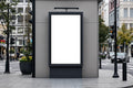 Street Advertising Frame Mockup | Blank Template #132 | Frame Template JPG | Instant bulkmockup Download | Commercial Use | MockupBulk